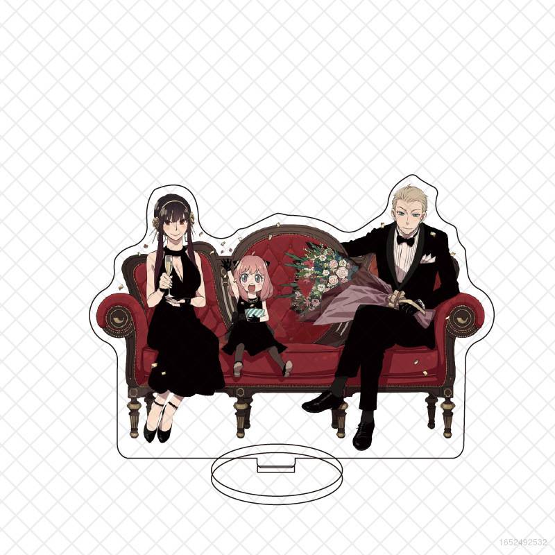 Đồ trang trí Nhân Vật Loid Forger Yor Briar Anya Trong Phim Anime SPY x
