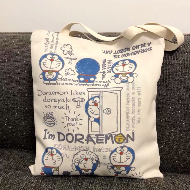 Túi Vải Tote Doremon Doraemon Túi Vải Đeo Vai