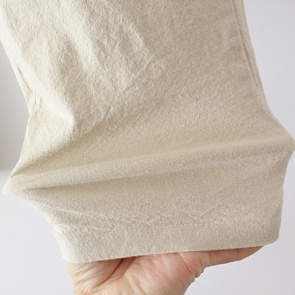 Quần đũi nữ in Logo cạp chun Banamo quần baggy đũi lưng thun chất đũi nhẹ mát 40