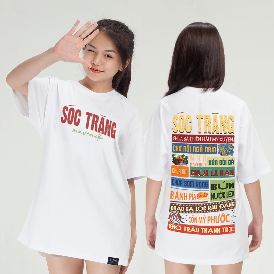 Áo thun Sóc Trăng Ver2 in 2 mặt Unisex phông rộng tay lỡ cotton ao cặp gia đình du lịch fact UNDER MVR BB4162