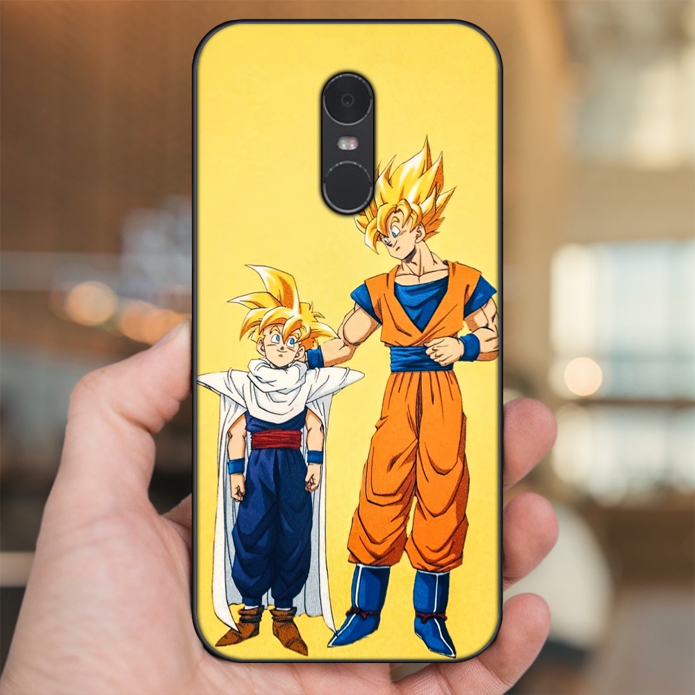 Ốp lưng Xiaomi Redmi Note 4, Note 4x viền đen in hình Gohan Dragon Ball