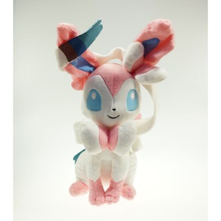 TẶNG TÚI QUÀ - GẤU BÔNG POKEMON GO EEVEE SYLVEON NYMPHIA HỆ TIÊN MÀU HỒNG 20CM