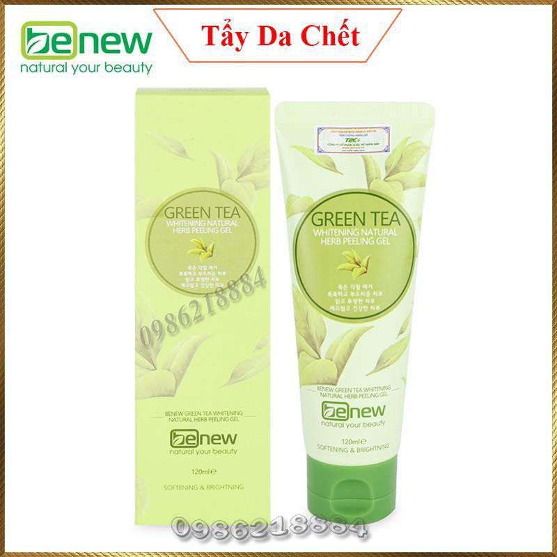 Tẩy da chết trà xanh Benew Green Tea Peeling Gel GP95