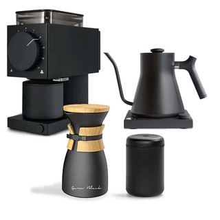 Bộ master kit | fellow ode và pour over guru black – pha chế chuyên nghiệp
