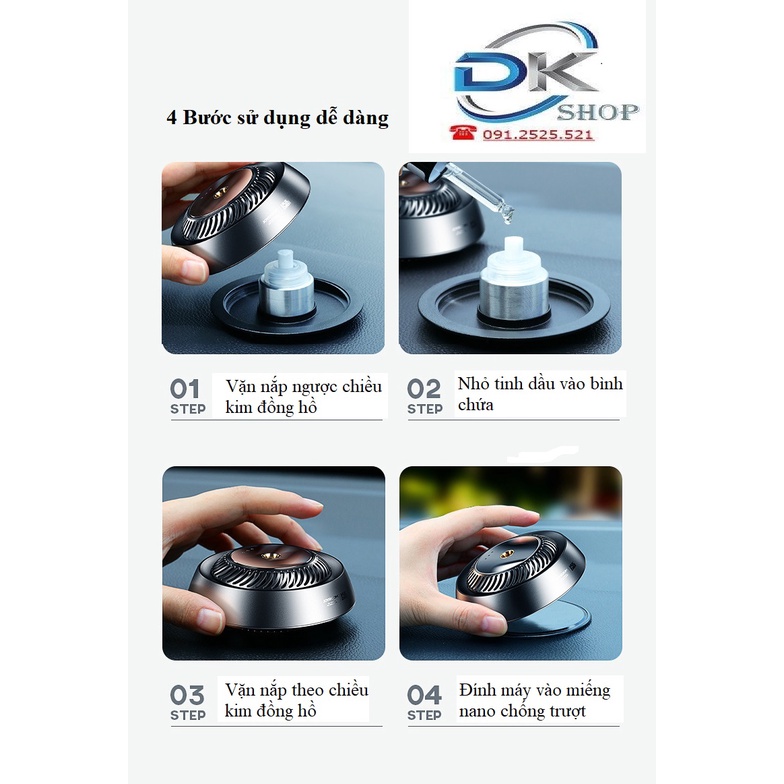 Bộ khuếch tán nước hoa ô tô thông minh JR-CP007- Top sản phẩm khử mùi ô tô - Top sản phẩm nước hoa ô tô