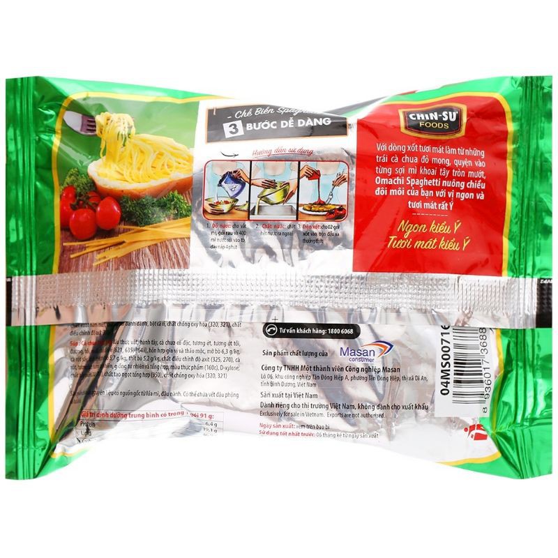 ⚡Date mới⚡ Lốc 5 gói mì sốt spagetties 80g | BigBuy360 - bigbuy360.vn