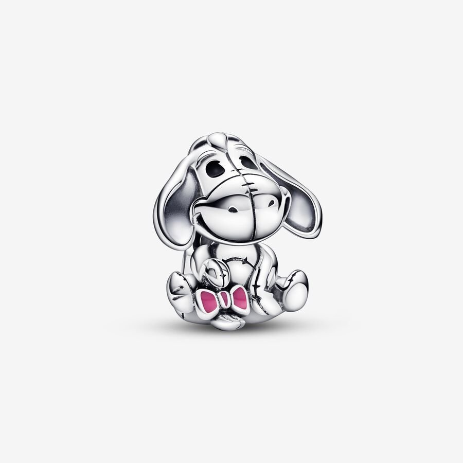 Mặt Dây Chuyền Mạ Bạc 925 Hình Gấu Pooh Dễ Thương