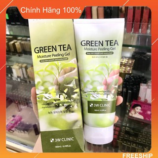Tẩy tế bào chết 3W clinic green tea chiết xuất trà xanh (180 ml)