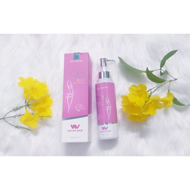 Gel tan mỡ/ kem tan mỡ bụng- VinVin Skin- giảm 3-5cm vòng bụng sau 1 tuần