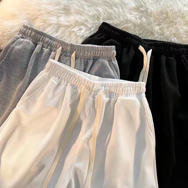 Quần Short Nam Dây Rút Màu Trơn Đơn Giản Thời Trang Hàn Quốc Cho Nữ Quần Đùi Unisex Đều Mặc Được