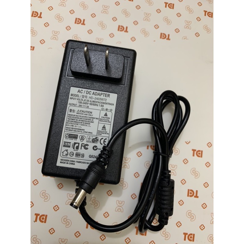 Adapter 24v3a loại tốt, dạng treo tránh ẩm