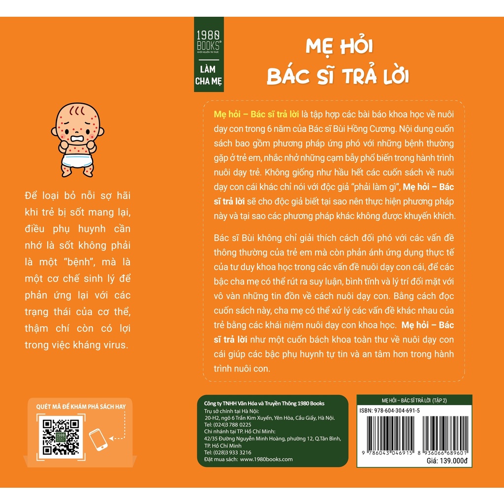 Sách - Mẹ Hỏi Bác Sĩ Trả Lời 2 + tặng bookmark