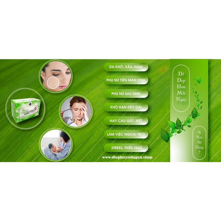[MẪU MỚI] DIỆP LỤC GREEN COLLAGEN