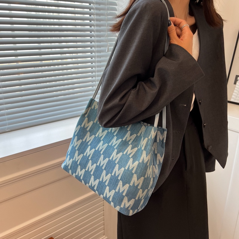 Túi Đeo Vai Chất Liệu denim Thời Trang Mùa Hè 2022 Cho Nữ