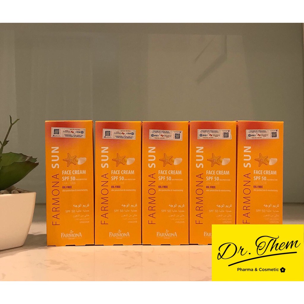 ✅[Chính Hãng] Kem Chống Nắng Farmona Sun Face Cream Oil Free Spf50 Cho Da Dầu Mụn 50ml, Không Chứa Dầu Cho Da Mặt spf 50 | BigBuy360 - bigbuy360.vn