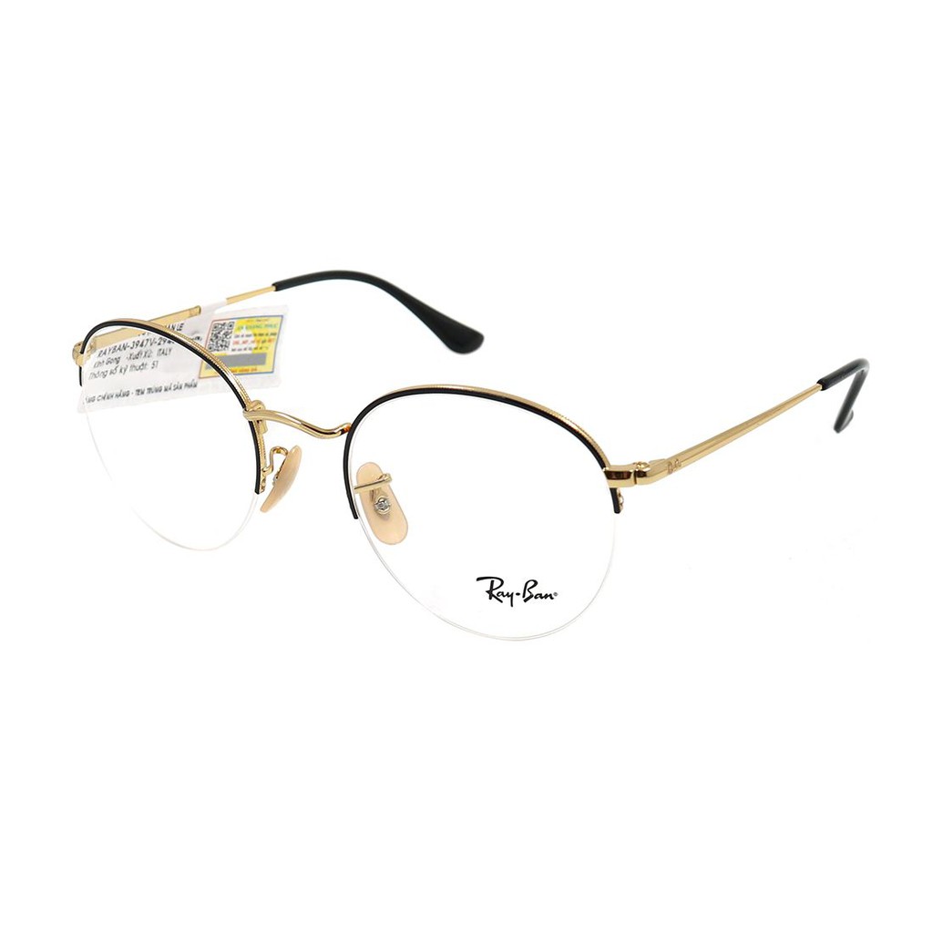 RB3947V-Gọng kính nam nữ Rayban chính hãng (51-22-145), thiết kế dễ đeo bảo vệ mắt