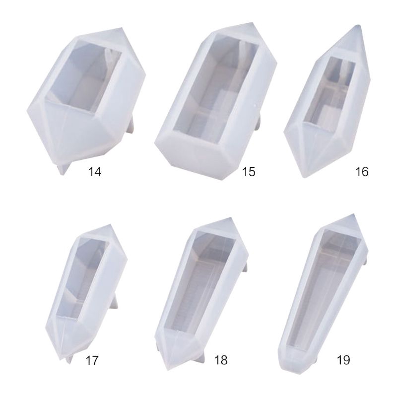 Flgo * Soft Crystal UV epoxy Mould DIY Pendant Jewelry Silicone Molds