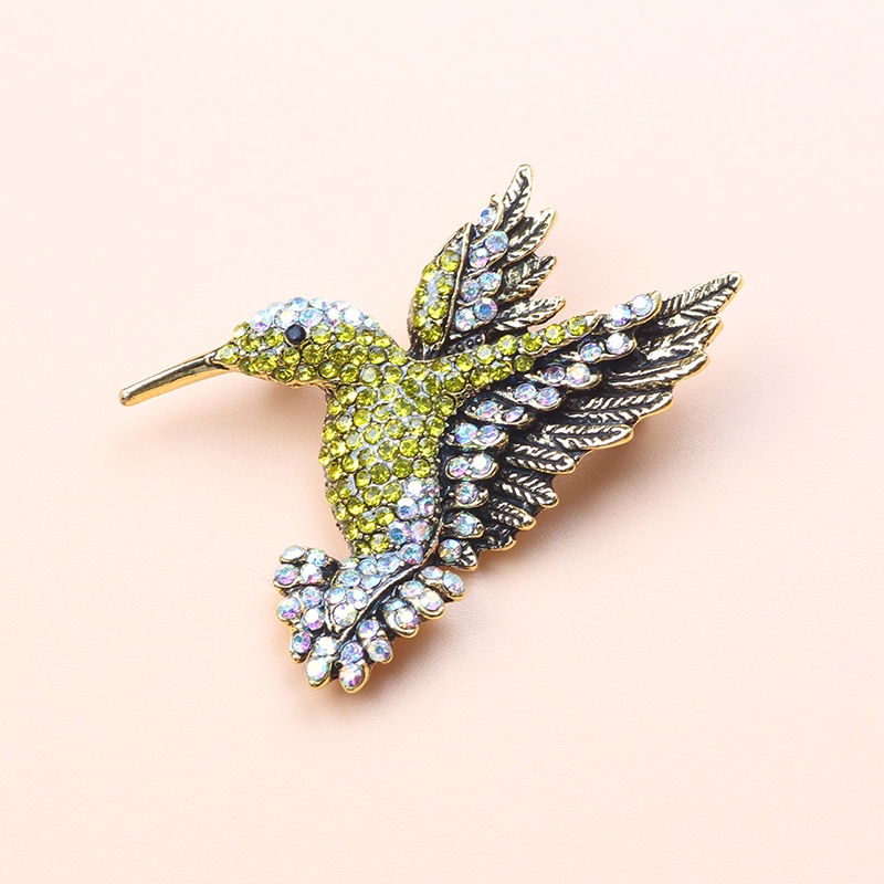 Ghim Cài Áo Hình Chim Ruồi Sang Trọng