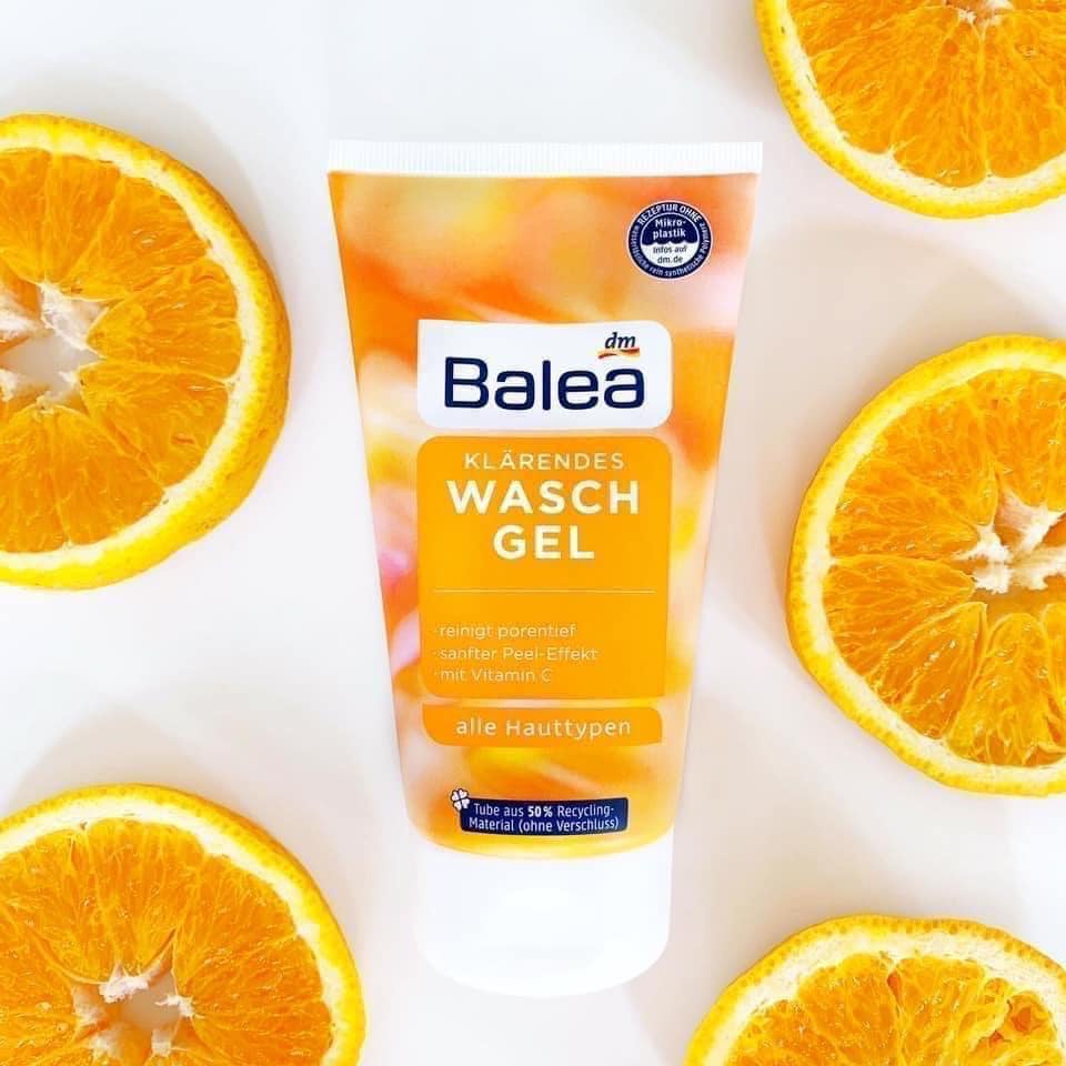 Sữa Rửa Mặt Balea Vitamin C Giúp Da Trắng Sáng, 150ml - ĐỨC