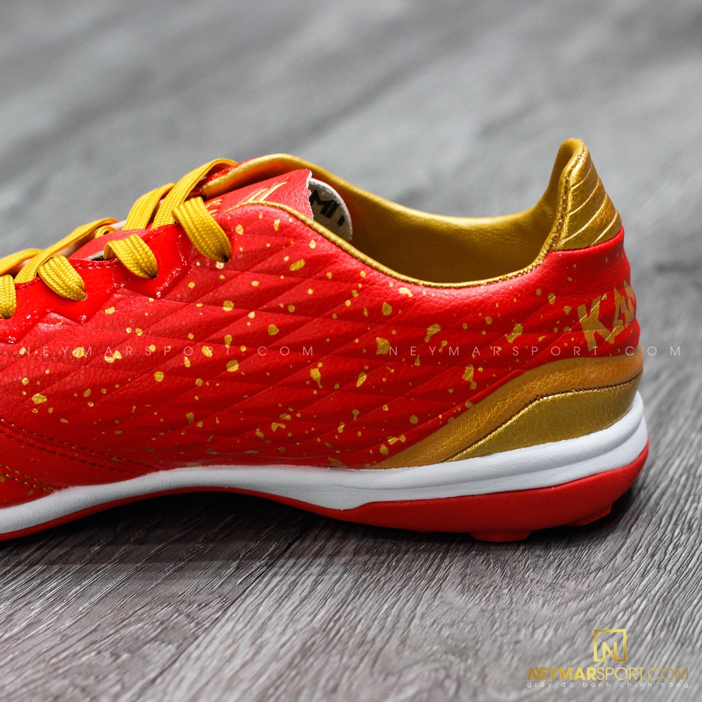 GIÀY ĐÁ BÓNG KAMITO TA11 TF TOUCH OF MAGIC - RED/GOLD CHÍNH HÃNG