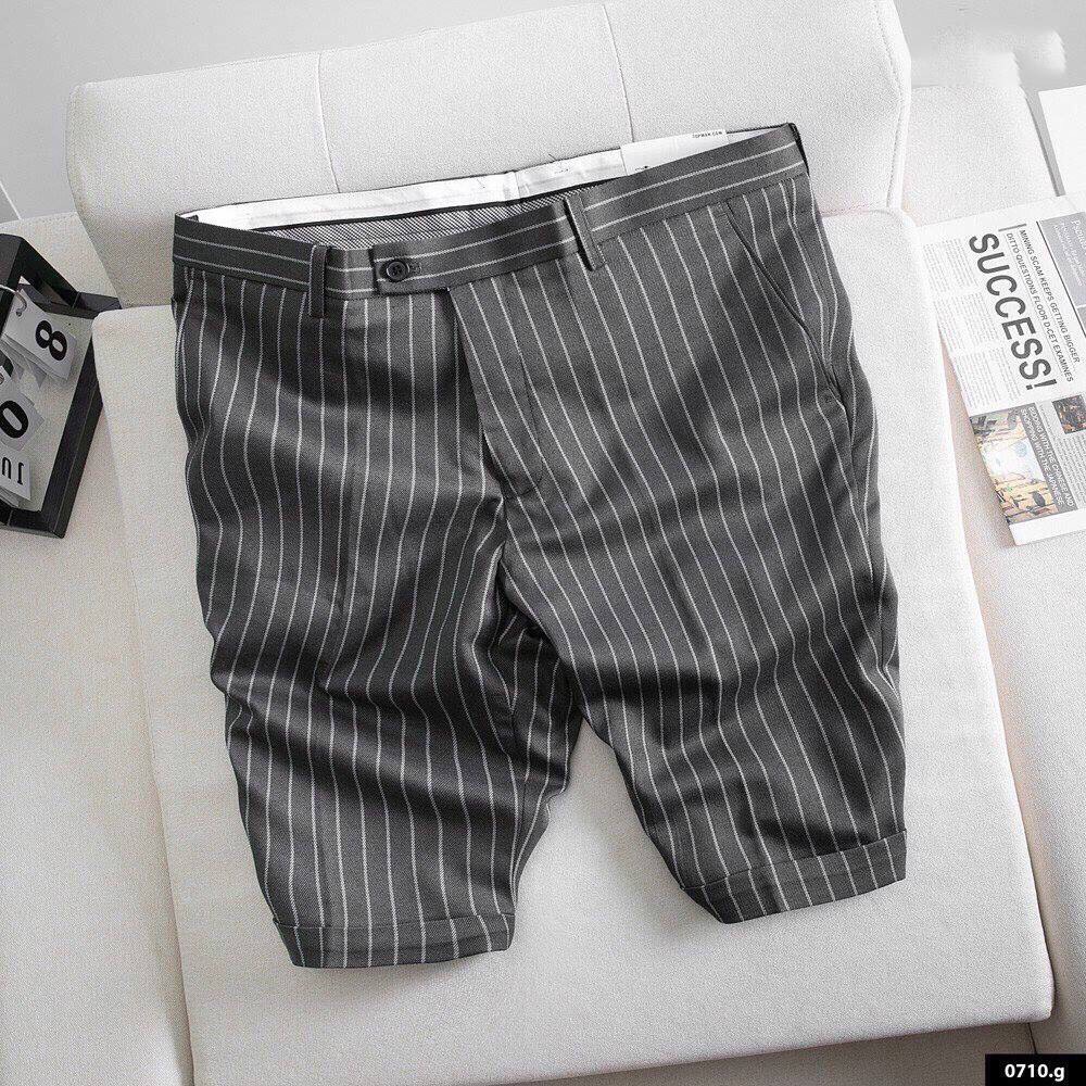 Quần short nam - Quần short âu kẻ phong cách thời trang nam siêu đẹp siêu rẻ