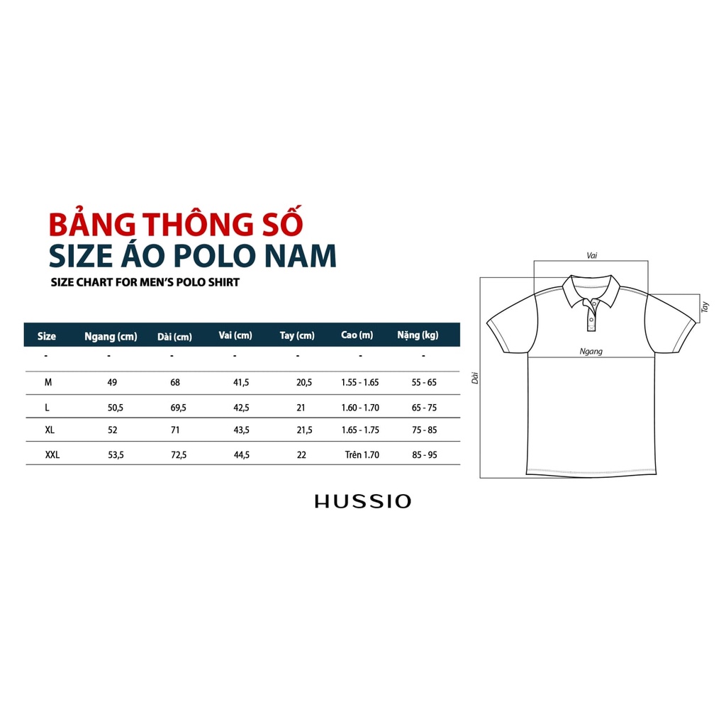 Áo thun polo nam caro cao cấp GAMMY vải cotton len siêu xin, chuẩn form, thoáng mát - HUSSIO