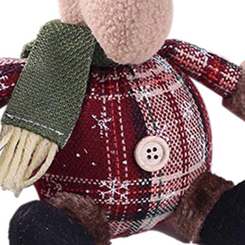 Búp bê hình ông già Noel/người tuyết/tuần lộc dễ thương treo trang trí cho cây thông Giáng Sinh