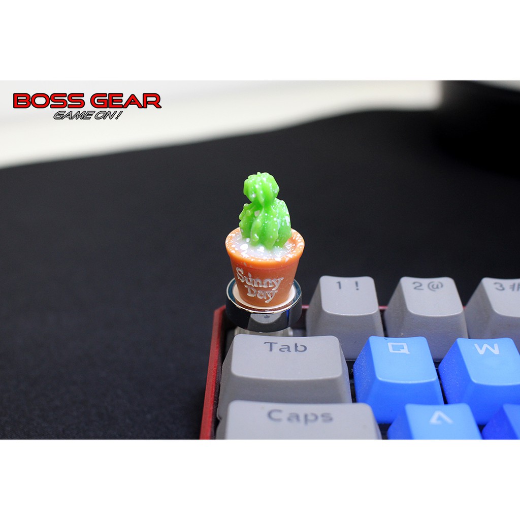 Keycap Lẻ xương rồng nhỏ cực cute ( keycap resin độc lạ )( Keycap Artisan )