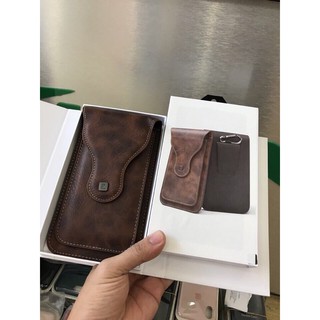 [FREESHIP 99K]_Bao da đeo thắt lưng đựng được 2 điện thoại (hình thật)