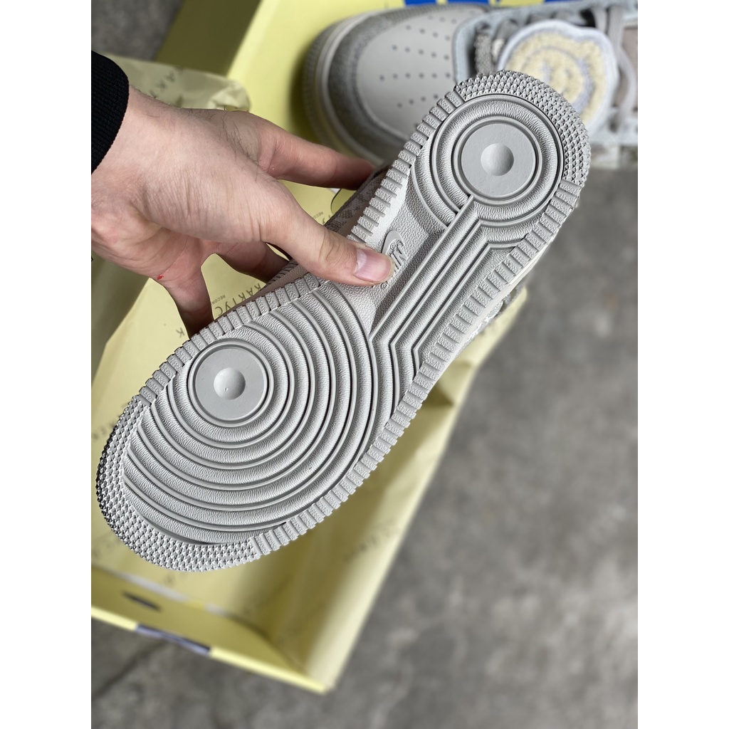 [HÀNG FULL BOX + BILL] Giày Thể Thao/ Sneaker Nam Nữ AF1 Travis Scott Grey White Trắng Xám Bản Trung Cao Cấp | BigBuy360 - bigbuy360.vn