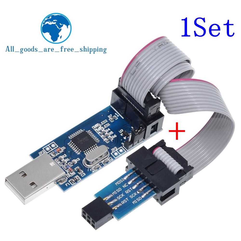 Bộ bo mạch lập trình Usbasp Usbisp Avr chuyên nghiệp chất lượng cao