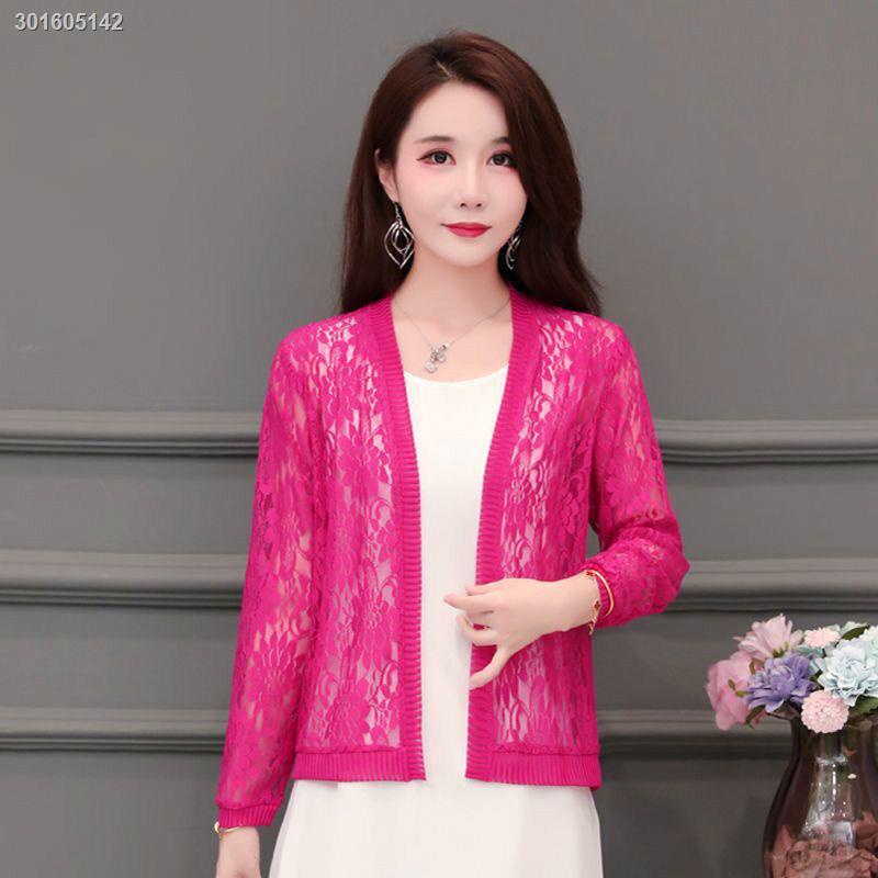 Áo Khoác Cardigan Ren Mỏng Chống Nắng Mẫu Mới 2020 Thời Trang Xuân Thu Cho Nữ
