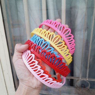 Bờm cài tóc nhựa vương miện 2 (được chọn màu)