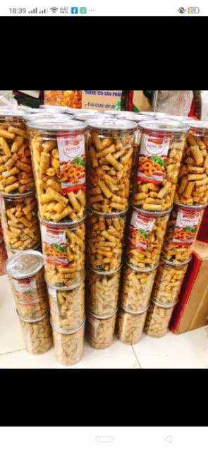 [Lon 300gam] Chả giò tôm sấy mini Date 6 tháng