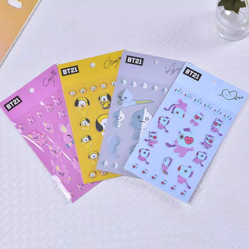 Sticker Dán Trang Trí Laptop / Điện Thoại / Máy Tính Bảng Hình Hoạt Hình 3d Kb-c2