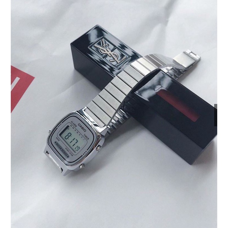 Đồng hồ nữ LA670 quý phái, siêu phẩm casio Full box tặng kèm pin, cam kết bảo hàn