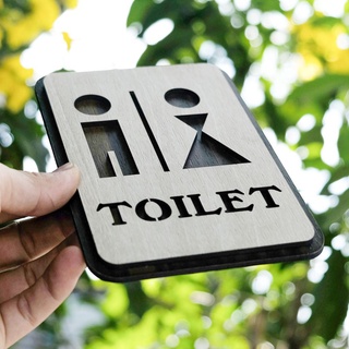 Bảng gỗ carina tb003- bảng toilet- bảng phòng vệ sinh- bảng wc f03