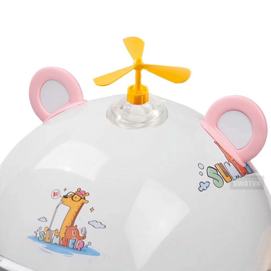 Phụ kiện chong chóng quay gắn mũ bảo hiểm siêu cute kèm keo dán - Chong chóng doremon