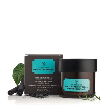 Mặt nạ thải độc da Himalayan Charcoal Purifying Glow Mask The Body Shop 75ml