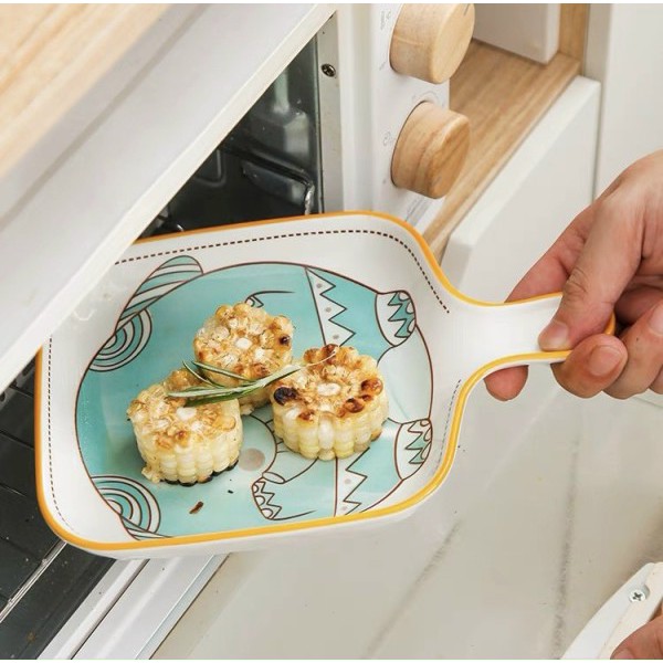 Set 3 Món bát đĩa chén sứ ngộ nghĩnh cute decor bằng sứ men đẹp