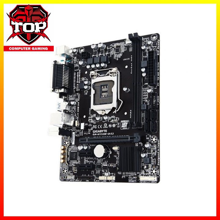 ( Bảo Hành 36 Tháng) Mainboard GIGABYTE H110M-DS2 - Hàng Chính Hãng - Hàng Mới (New 100% )  TOPCOMPUTER