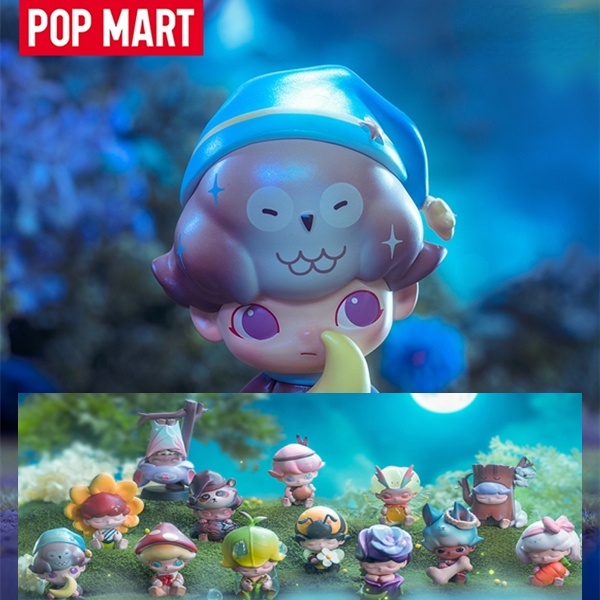 ★Hgtoys★  Popmart DIMOO Forest Night Series Blind Box Doll Quà tặng trang trí hợp thời trang