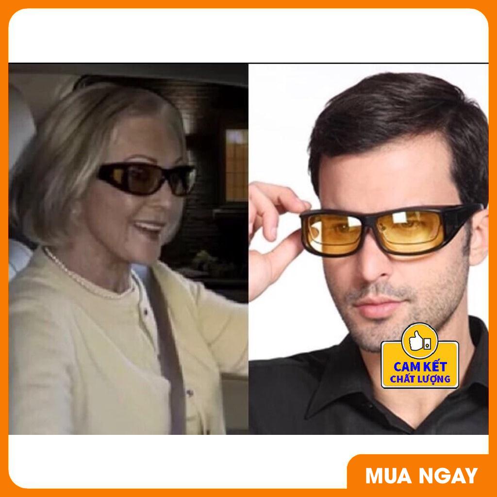 Kính đi đêm - kính nhìn xuyên đêm - kính thời trang - kính chống bụi từ ánh đèn xe đang đi lại trên đường ST