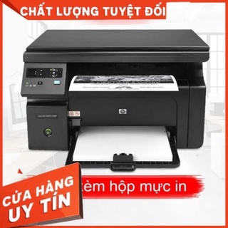 Máy in cũ đa chức năng (In, Scan, Copy) HP LaserJet Pro M1132MF - (tặng kèm hộp mực, dây nguồn ,dây USB mới)