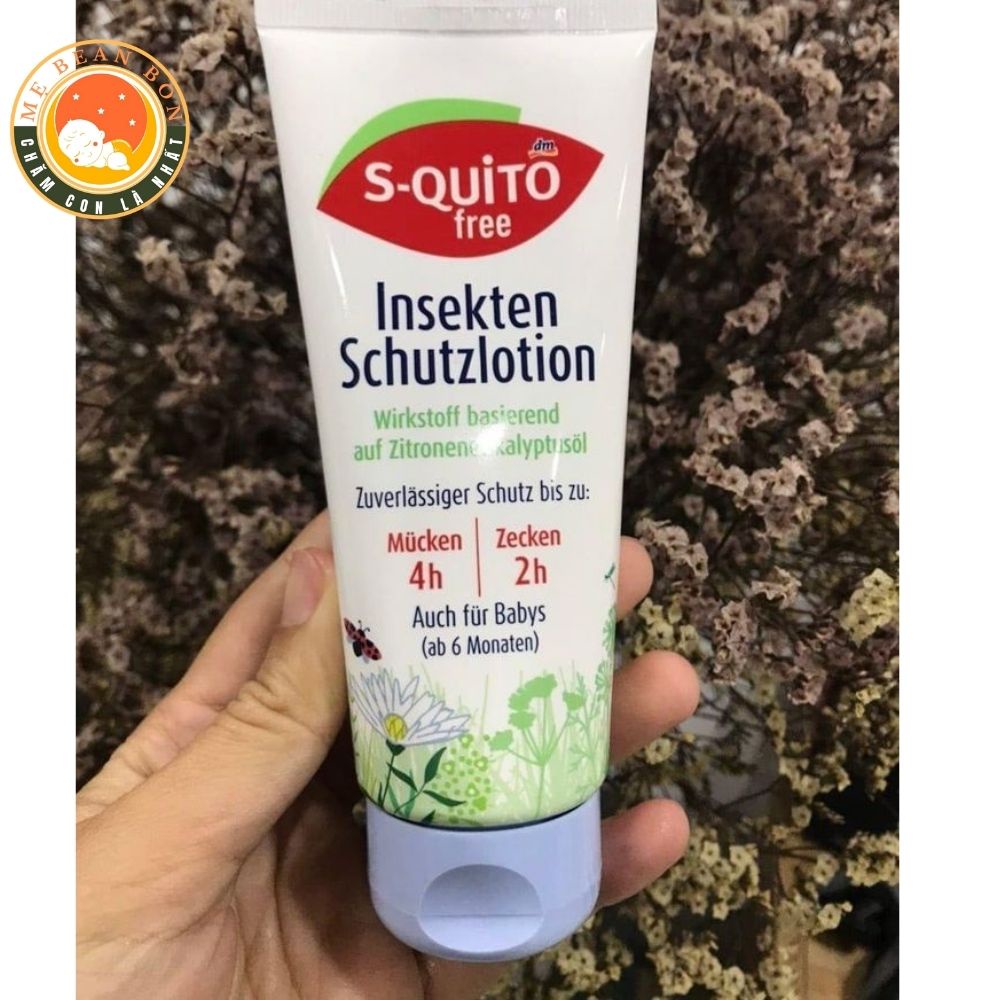 Kem S-quito Free 100 ml của Đức Chống Muỗi Và Côn Trùng Cắn Cho Trẻ Sơ Sinh Và Trẻ Em