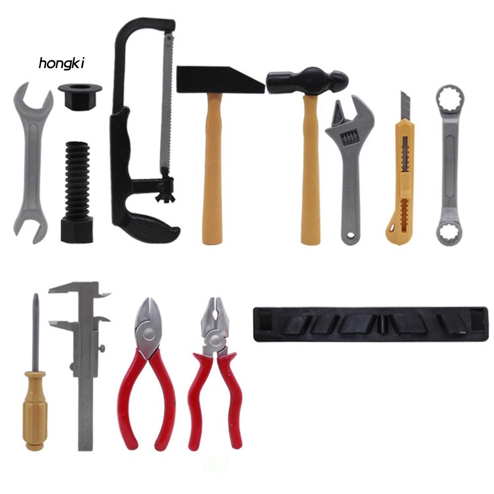Set 14 cờ lê kìm búa cưa sửa chữa đồ chơi dành cho bé DIY