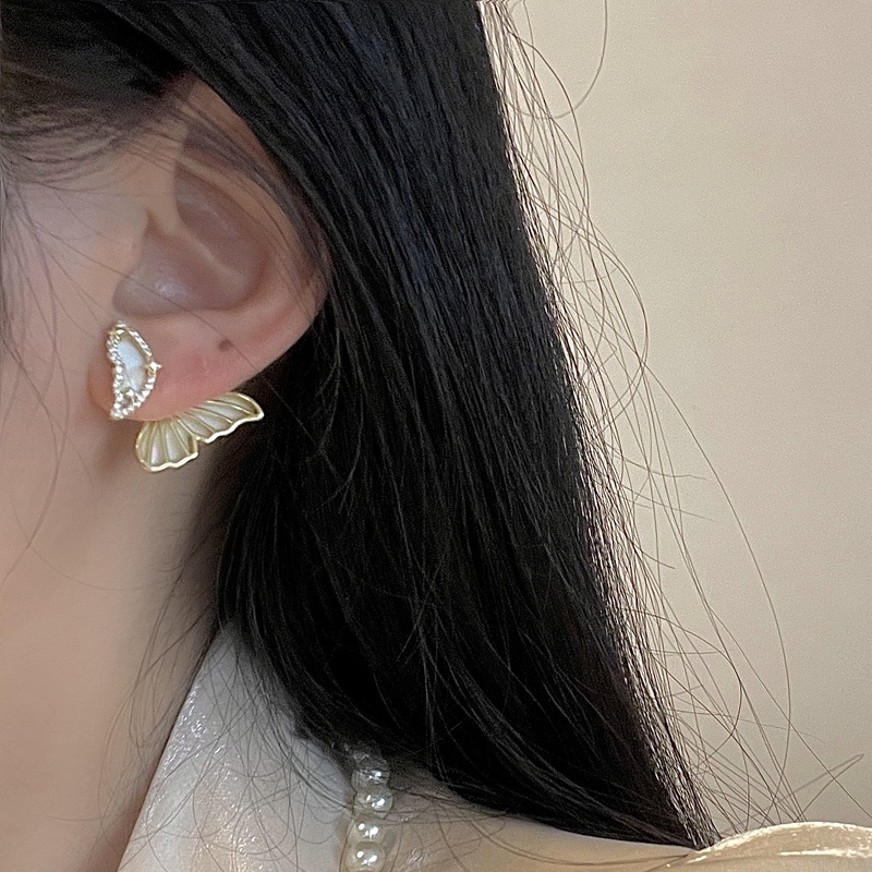 Bông Tai Hình Bướm Bằng Hợp Kim Sang Trọng Cao Cấp