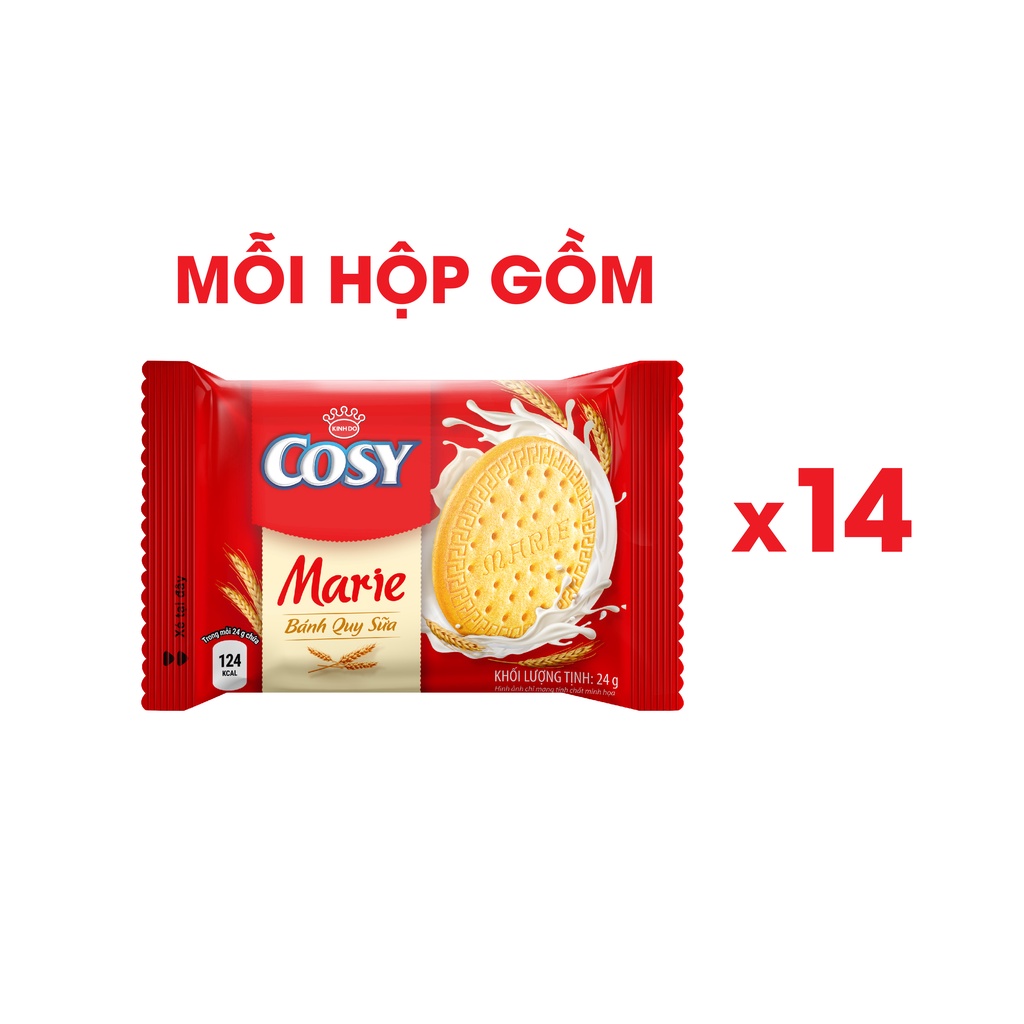 Combo 2 Hộp Bánh Quy Sữa Cosy Marie 2x336g