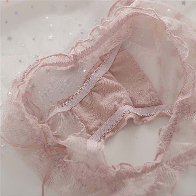 Quần Lót Nữ Ren Xuyên Thấu Ngôi Sao Sexy Quyến Rủ Min Underwear 127167