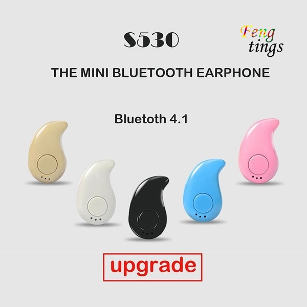 Tai Nghe Nhét Tai S530 Mini Kết Nối Bluetooth V4.1 Cho Điện Thoại Máy Tính